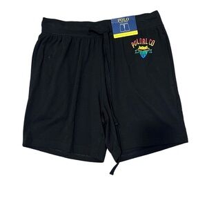 NWT Polo Sport Ralph Lauren 6 inch Comfort Sleeping Shorts Black Size: Medium